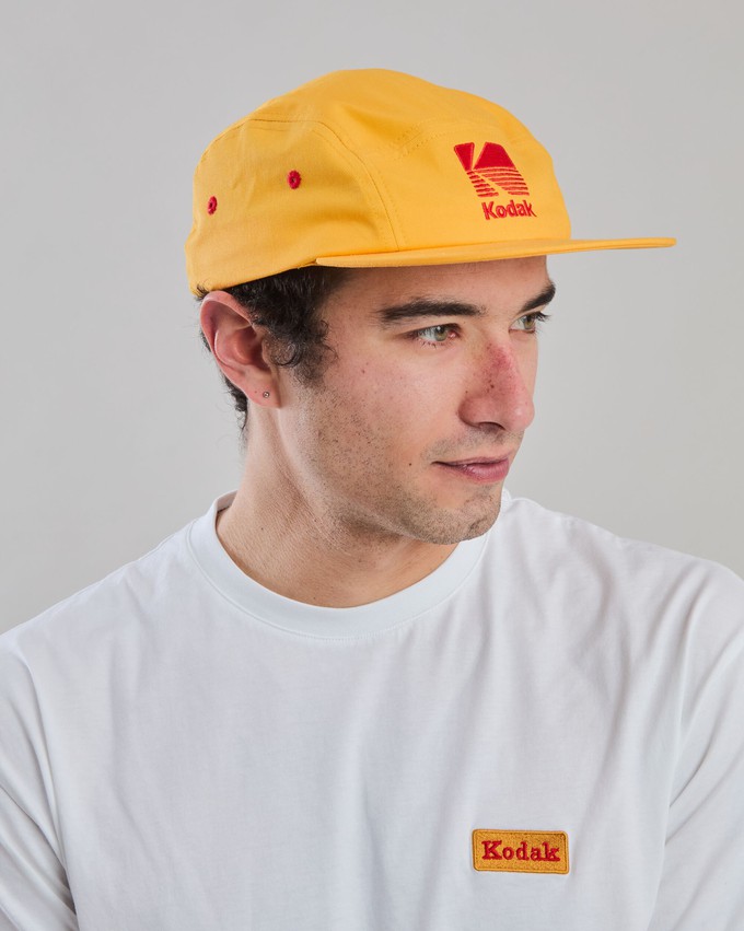 Kodak 5 Panel Cap Yellow from Brava Fabrics
