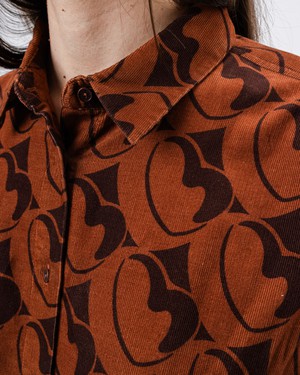 Bombon Babycord Boxy Blouse from Brava Fabrics