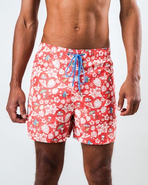 Peanuts Tropical Swimwear Red from Brava Fabrics