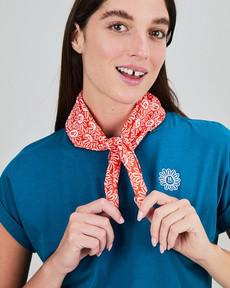 Asis Percales Daisy Cotton Scarf via Brava Fabrics