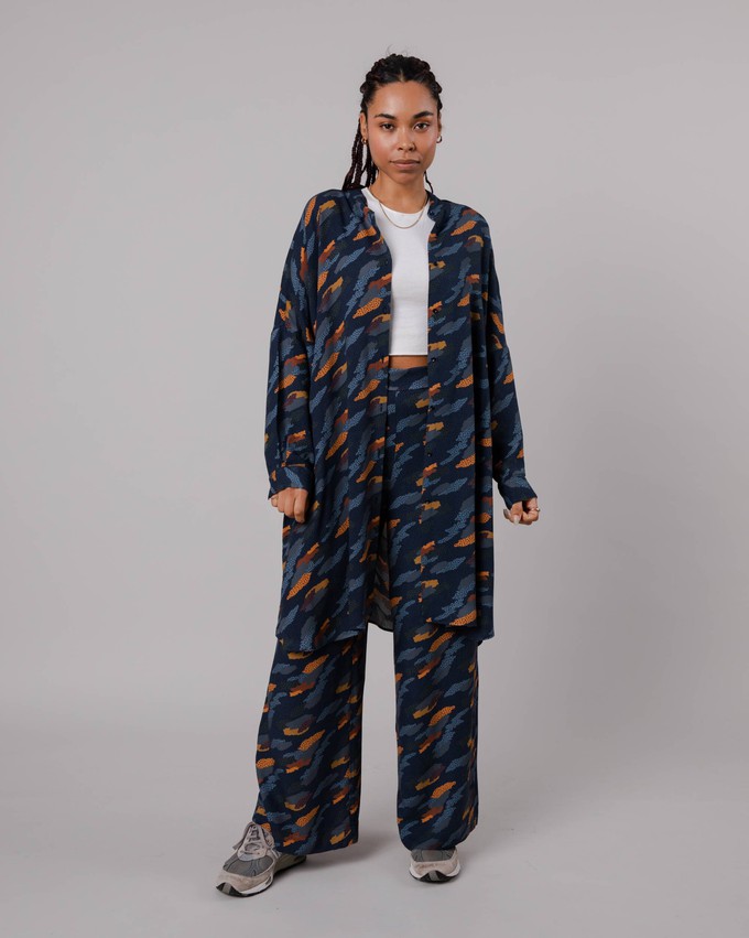 Ucon Palma Wide Leg Pants Navy from Brava Fabrics
