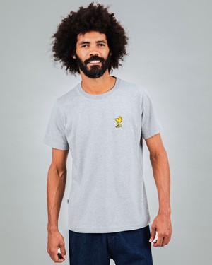 Peanuts Woodstock T-Shirt Grey from Brava Fabrics