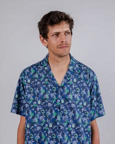 Aloha Shirt Jurassic Park Isla Nublar via Brava Fabrics