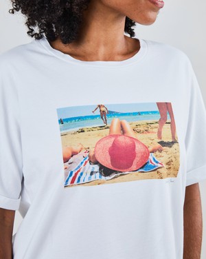 This is Spain by Martin Parr Magnum Oversize Tee White from Brava Fabrics