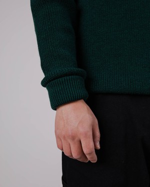 Waterfront Wool Sweater Green from Brava Fabrics