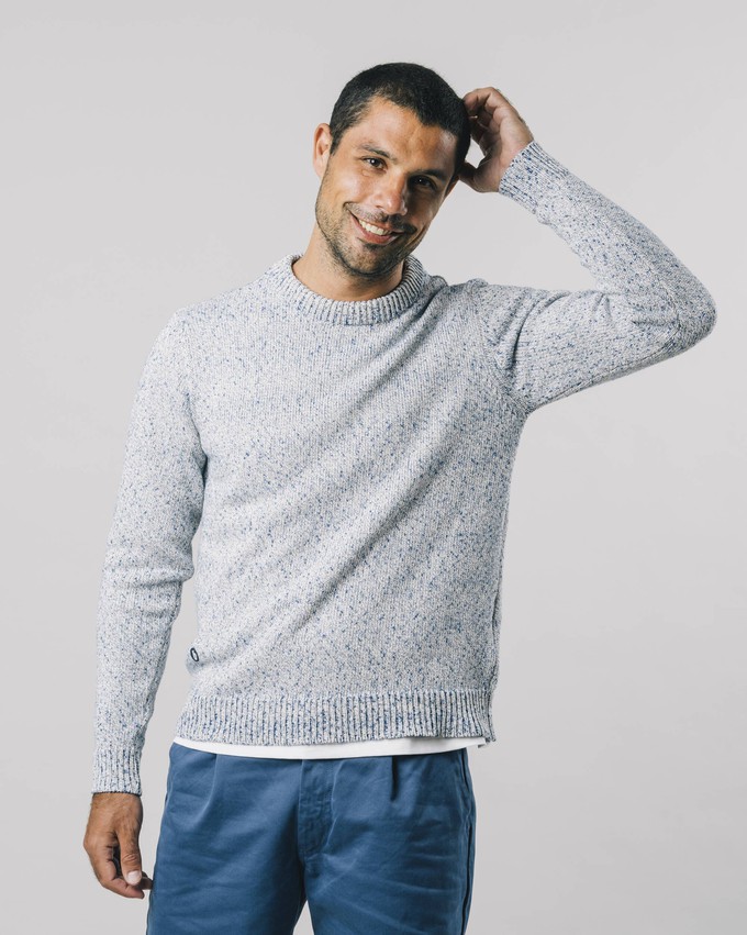 Mouline Blue Sweater from Brava Fabrics