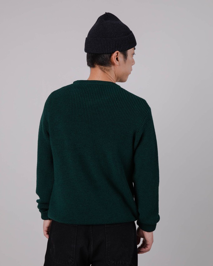 Waterfront Wool Sweater Green from Brava Fabrics