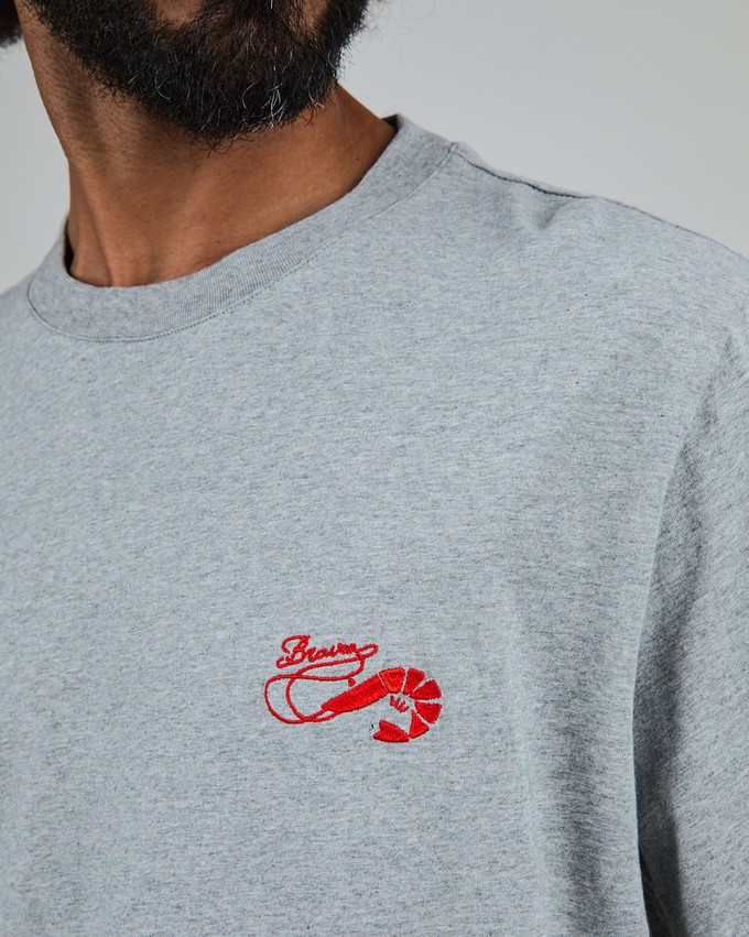 Shrimpy Brava T-Shirt Grey Melange from Brava Fabrics