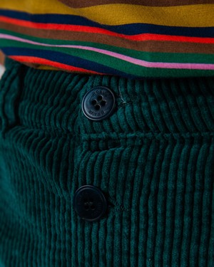 Corduroy Mini Skirt Green from Brava Fabrics