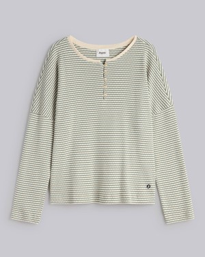 Buttoned Sweater Petrol from Brava Fabrics