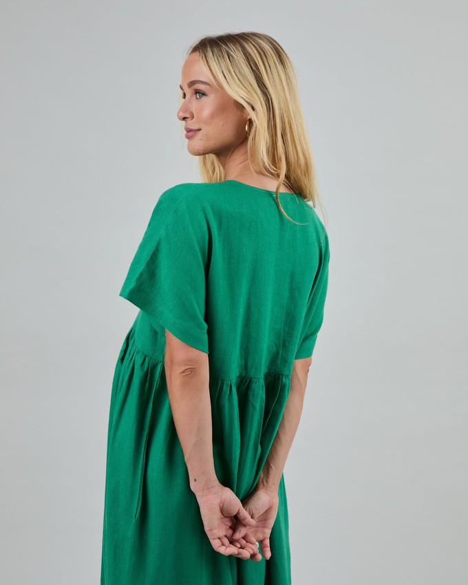 Oversize Long Dress Green from Brava Fabrics