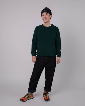Waterfront Wool Sweater Green from Brava Fabrics