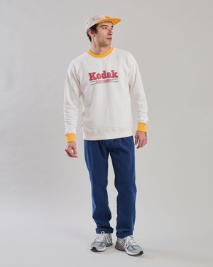 Kodak Retro FIlm Sweatshirt Ecru from Brava Fabrics