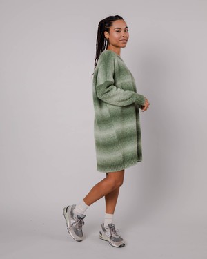 Knitted Alpaca Dress Moss from Brava Fabrics