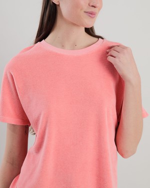 Terry oversize Tee Peach from Brava Fabrics