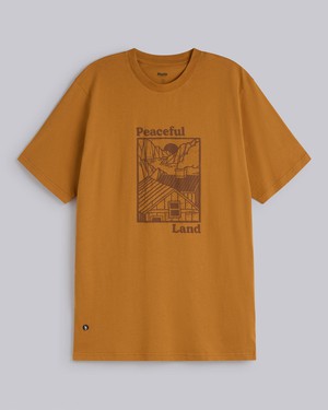 Peaceful Land T-Shirt Pumpkin from Brava Fabrics