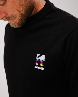 Project Cece Kodak Logo Wool Sweater Black