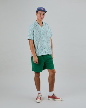 Marbles Aloha Shirt White from Brava Fabrics
