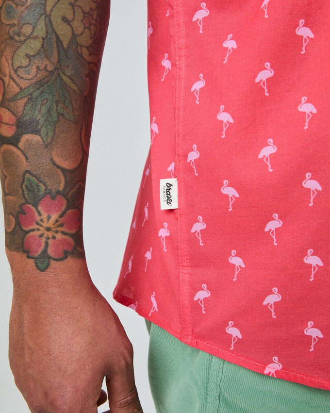 Magnum Flamingo Printed Shirt from Brava Fabrics