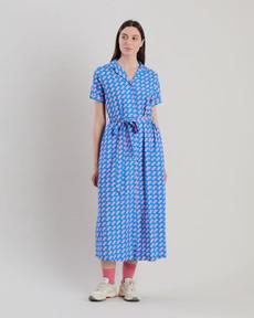 Gum Long dress Blue via Brava Fabrics