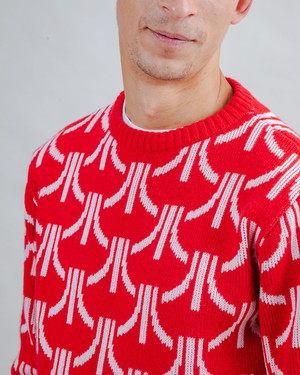 Atari Sweater Monogram Jacquard from Brava Fabrics