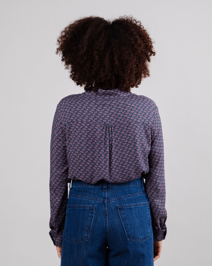 Blusa Lips Prune from Brava Fabrics