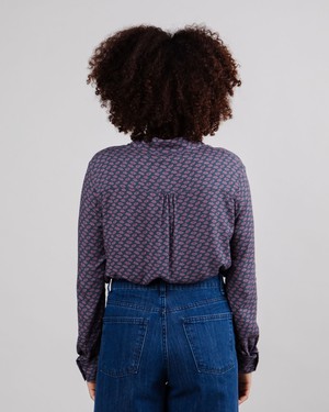 Blusa Lips Prune from Brava Fabrics