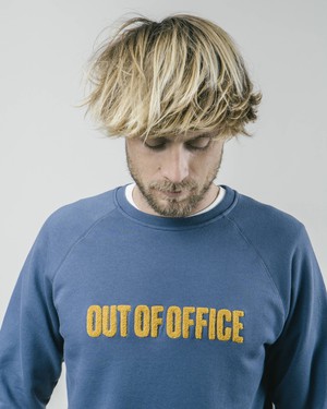 Out Of Office Sweatshirt Blue from Brava Fabrics
