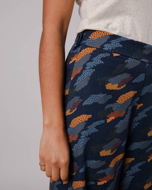 Ucon Palma Wide Leg Pants Navy from Brava Fabrics