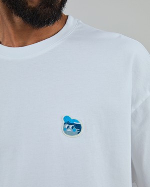 Geco Friends Oversize T-Shirt White from Brava Fabrics