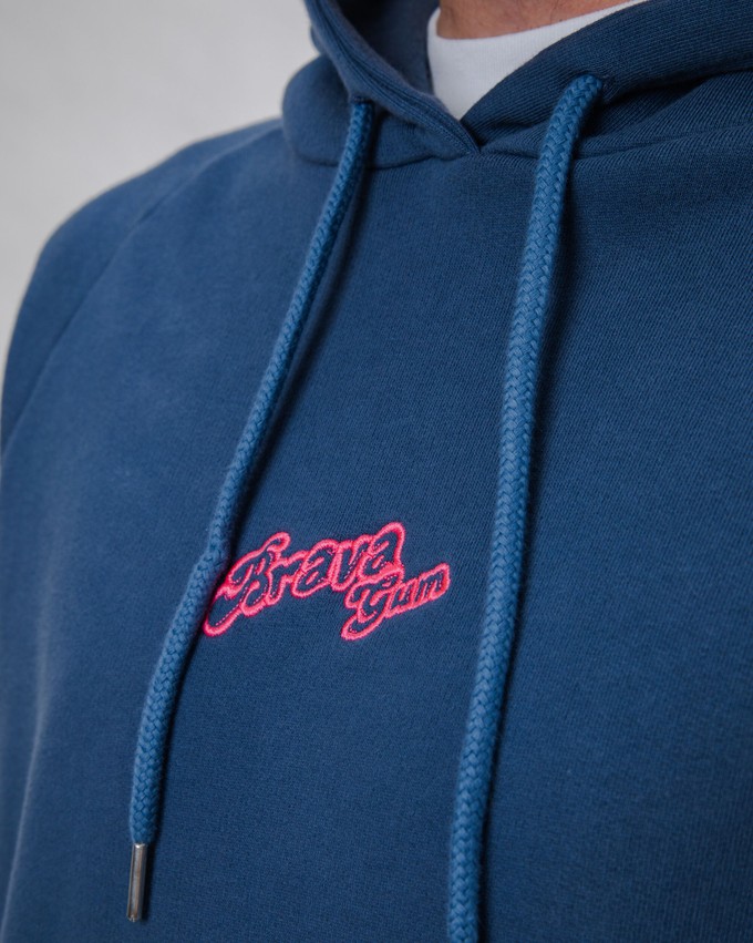 Brava Gum Hoodie Sweatshirt Indigo from Brava Fabrics