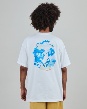 Geco Friends Oversize T-Shirt White from Brava Fabrics