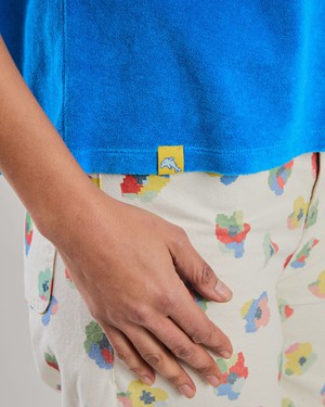 Terry oversize Tee Blue from Brava Fabrics