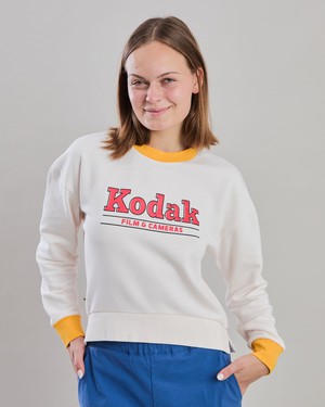 Kodak Retro FIlm Sweatshirt W Ecru from Brava Fabrics