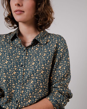 Peanuts Woodstock Blouse Navy from Brava Fabrics
