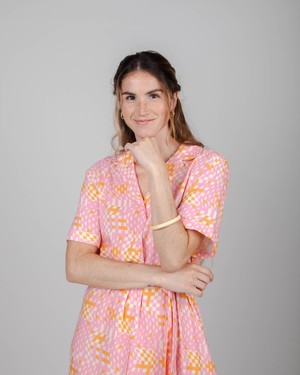Long Dress Dizzy Pink from Brava Fabrics