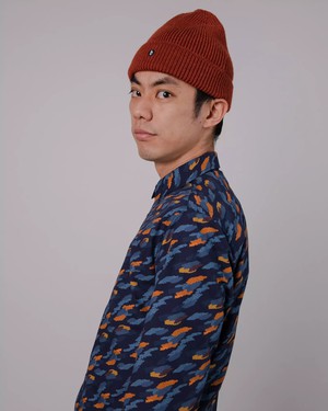 Ucon Palma Shirt Navy from Brava Fabrics