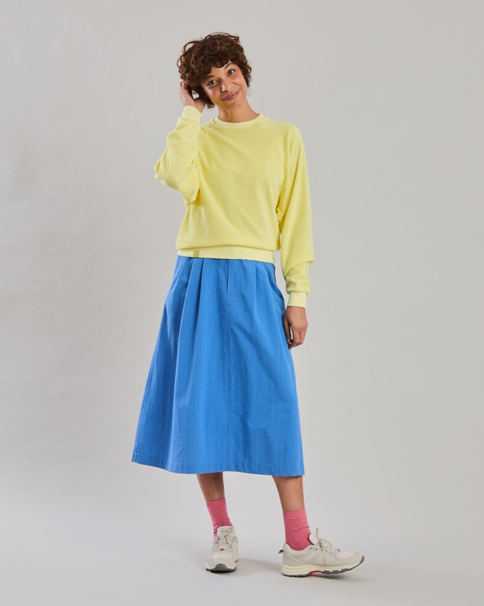 Terry Ranglan Sweatshirt Yellow from Brava Fabrics