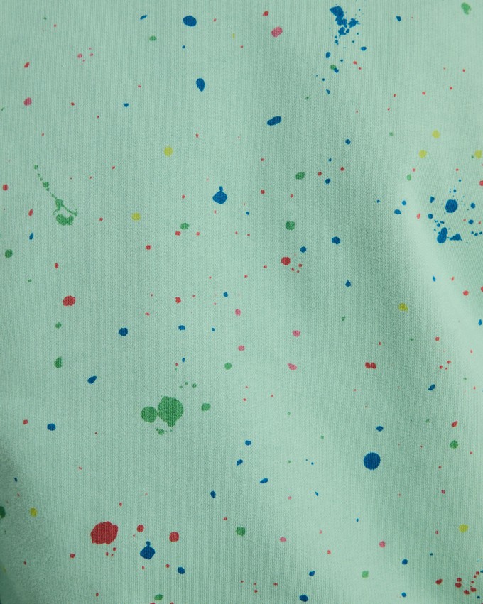 Splash Paint Sweatshirt Green from Brava Fabrics