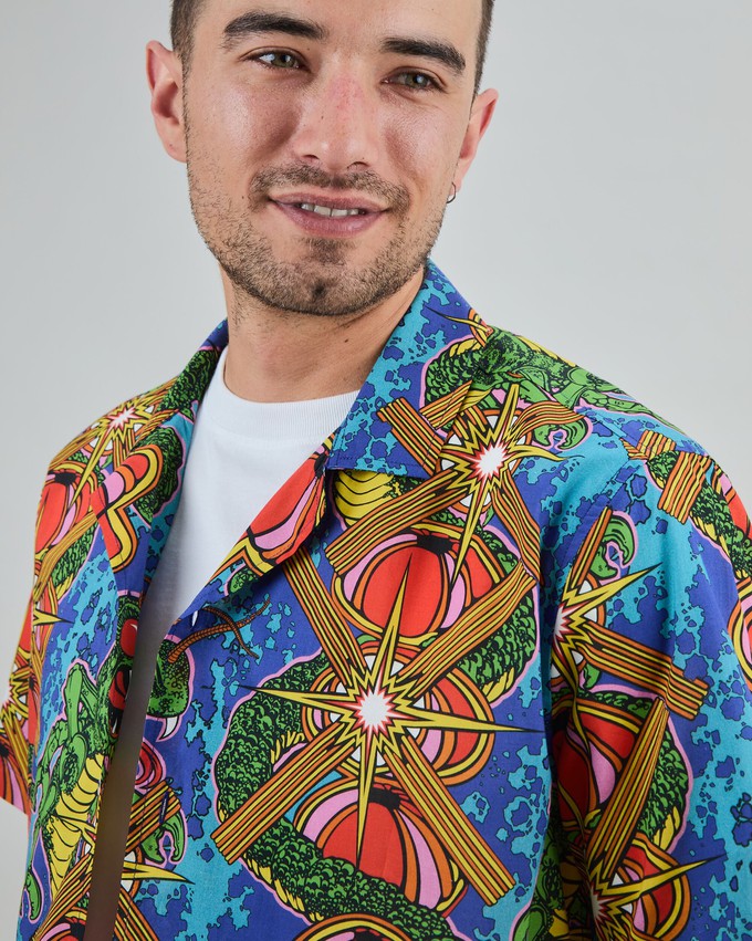 Atari Centipede Aloha Shirt from Brava Fabrics