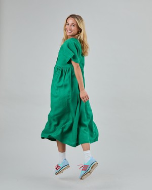 Oversize Long Dress Green from Brava Fabrics