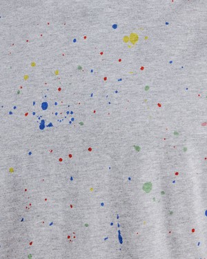 Splash Paint Tshirt Grey from Brava Fabrics