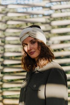 Headband N°2 - DutchMerino (S-Natural white) via BROL - Bewust Breigoed