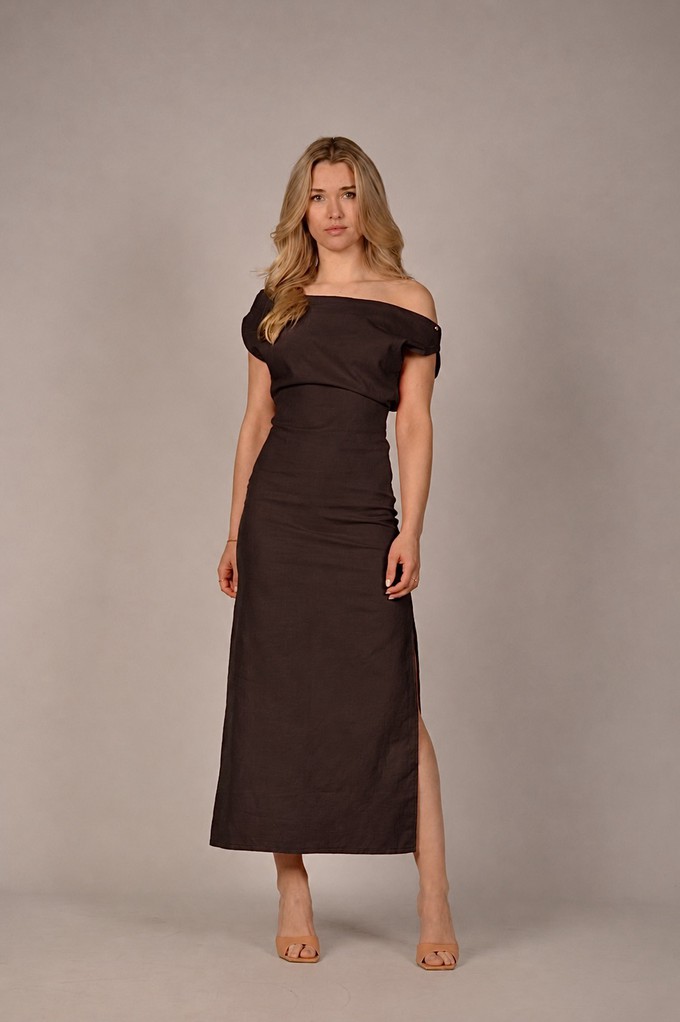 Rosalie Dress Brown from C by Stories