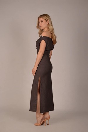 Rosalie Dress Brown from C by Stories