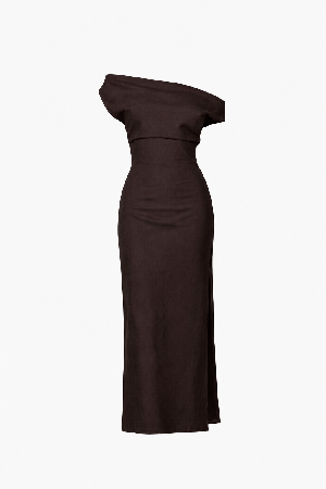Rosalie Dress Brown from C by Stories