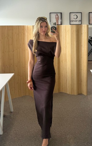 Rosalie Dress Brown from C by Stories
