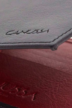 Slim wallet - Black/Red B2B from CANUSSA