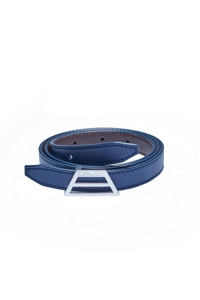 Adapt reversible belt – Blue/Brown from CANUSSA