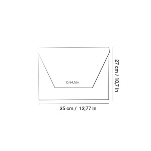 Protect laptop sleeve 13" - Black/Red B2B from CANUSSA